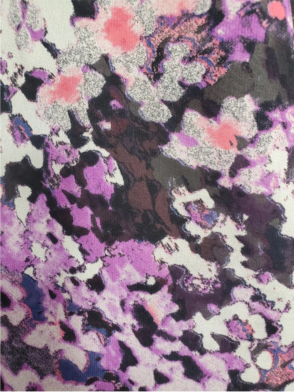 Lafayette 148 New York Pink & Purple Floral Spaghetti Strap Cami - Picture 4 of 10